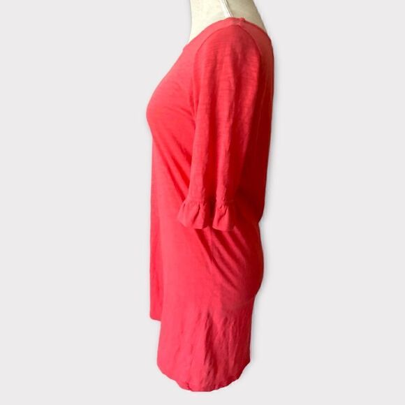 Lilly Pulitzer | Women’s Somerset Ruffle Sleeve Dress Size Small Cotton Pink - Picture 4 of 5